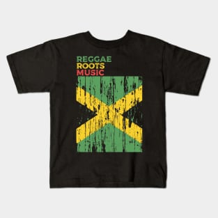 Reggae roots music Kids T-Shirt